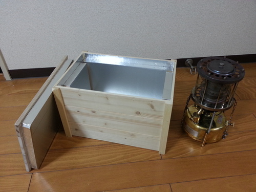 自作木製クーラーボックスmini～出会いに感謝＾＾① · 妻が突然